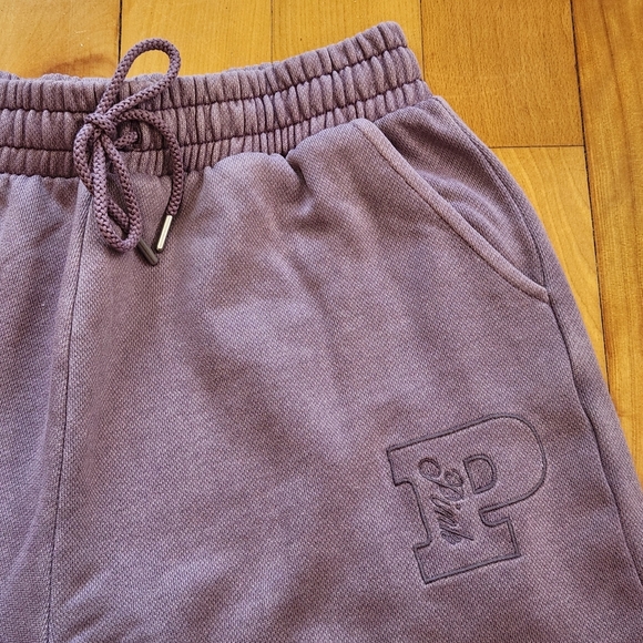 NWT Pink Ivy Fleece Wide-Leg Split Hem Sweatpant - XS Long - Picture 4 of 9